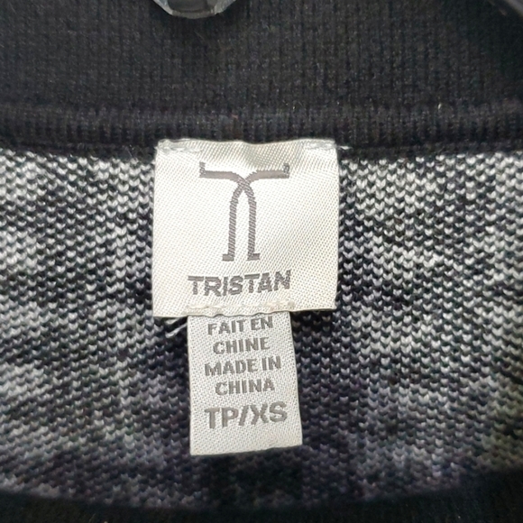 🆕️ Tristan Sweater Black and White XS - Picture 3 of 8